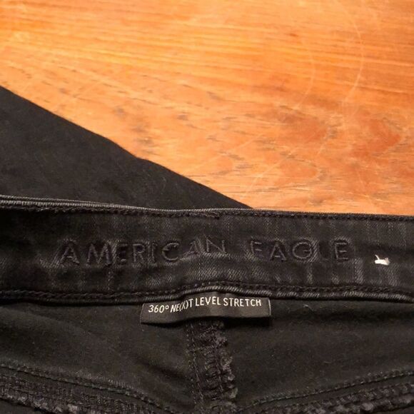 America Eagle Outfitters 360 Next Level Super Hi-Rise Jegging 0 short - Picture 9 of 16